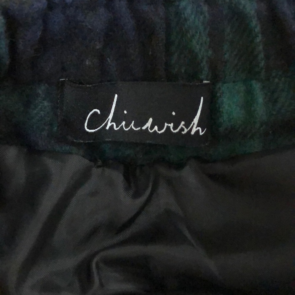 NWOT Blue and Green Tartan Skirt - Picture 3 of 4